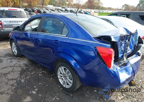 2012 Chevrolet Sonic 2Lt z USA, uszkodzony, nr VIN 1G1JC5SH0C4191968